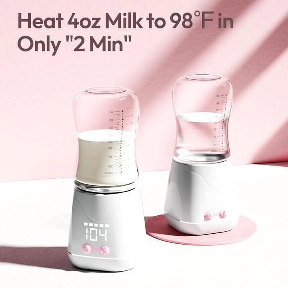 Portable Bottle Warmer, w-maxa Fast Baby Bottle Warmer for Travel Glass Bottle - Picture 2 of 9